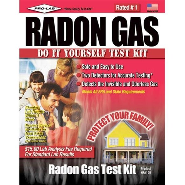 Pro-Lab Incorporated Pro-lab Incorporated Do-It-Yourself Radon Gas Test Kit  RA100 RA100